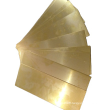 Factory Supply  Wholesale Thick 1mm 1.2mm 2mm C27200 Golden Finish Brass Sheet